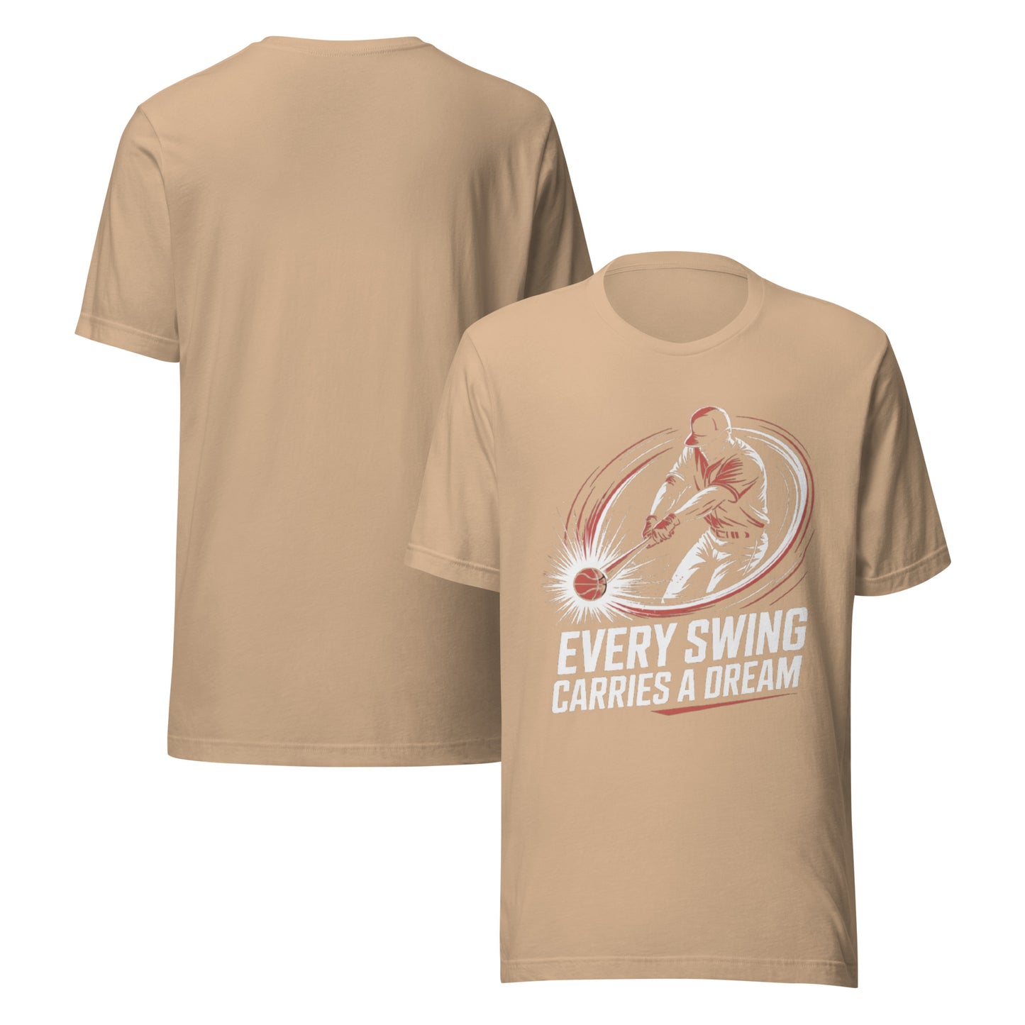 Every Swing Carries A Dream Unisex T-Shirt | Bella Canvas DTG Sports Tee by Ortrends