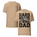 Hard Roads Strong Dad Unisex T-Shirt | Bella Canvas DTG Trucker Tee by Ortrends