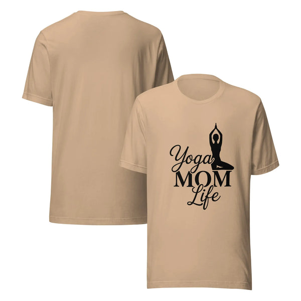 Yoga Mom Life Unisex T-Shirt | Bella Canvas DTG Yoga Tee by Ortrends