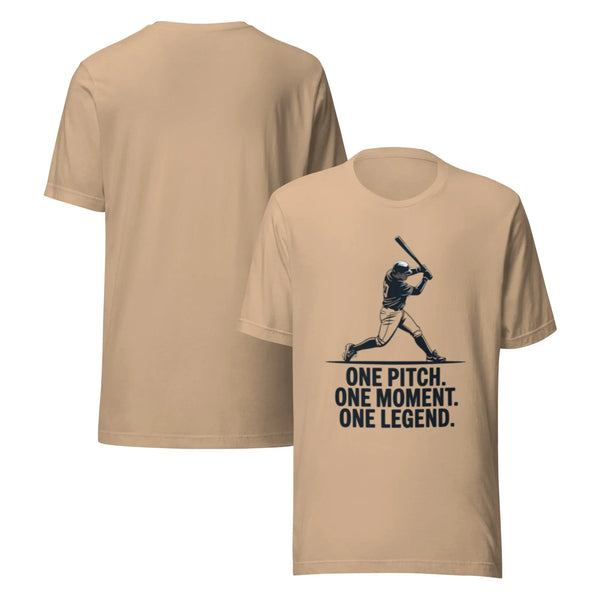 One Pitch One Legend Unisex T-Shirt | Bella Canvas DTG Baseball Tee by Ortrends