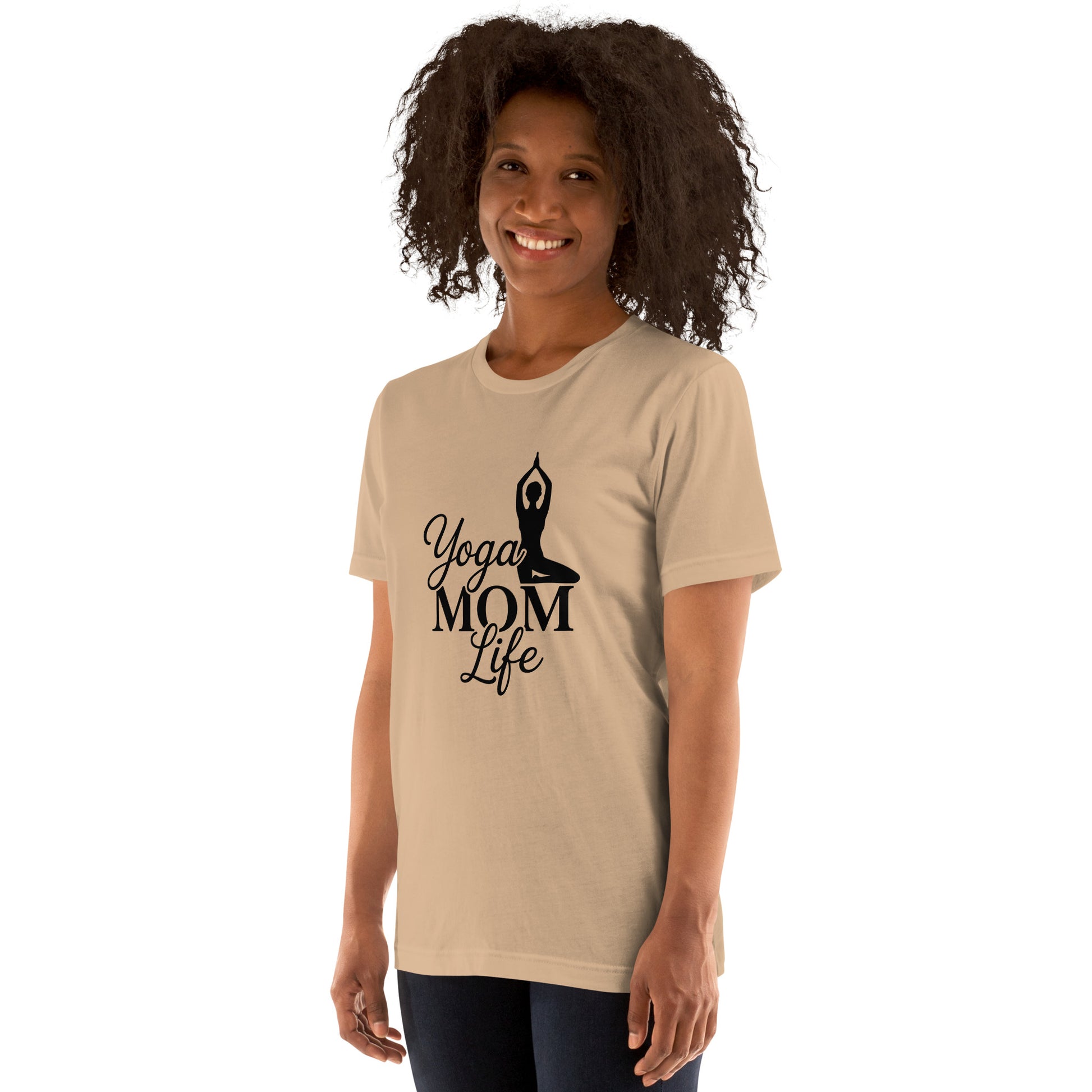 Yoga Mom Life Unisex T-Shirt | Bella Canvas DTG Yoga Tee by Ortrends
