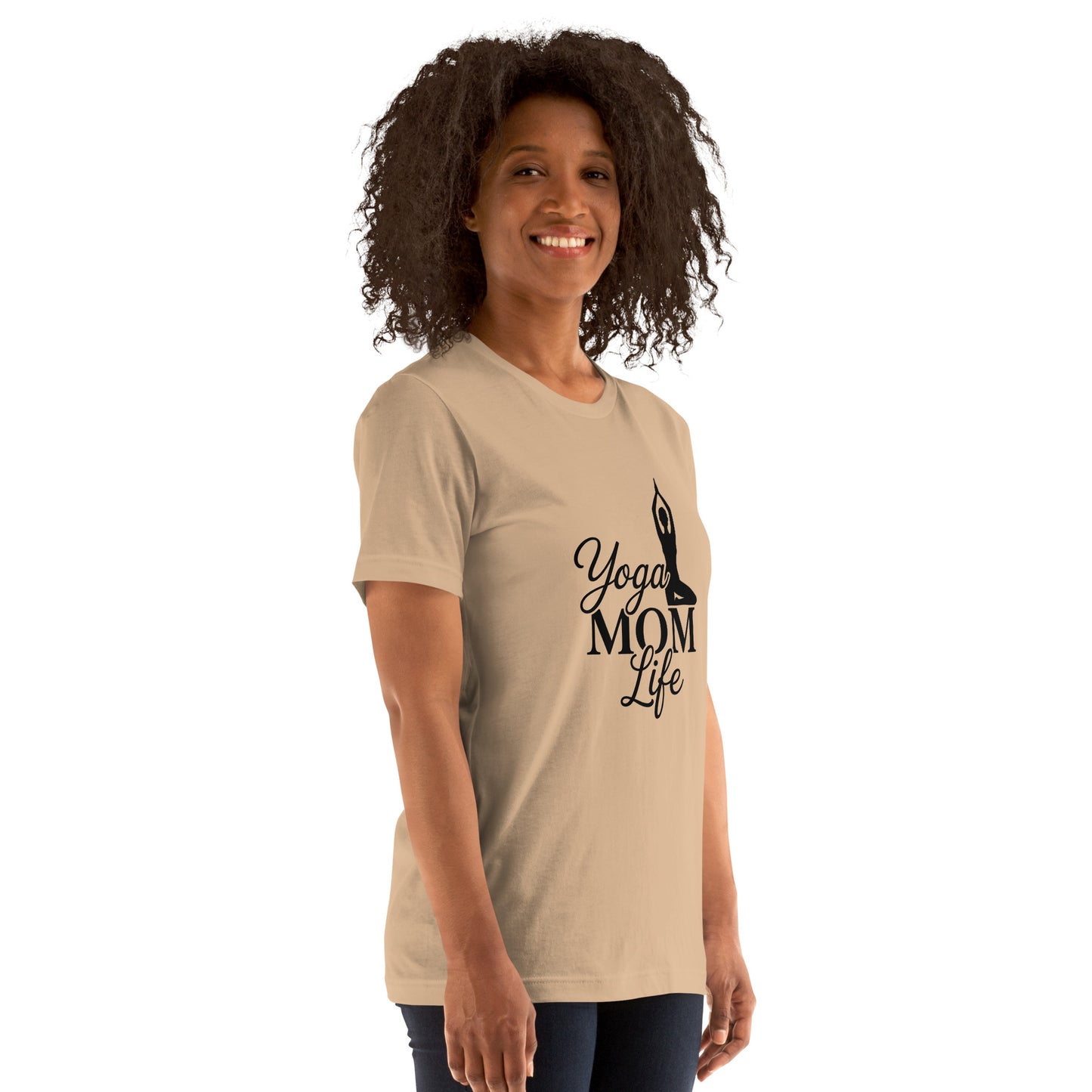 Yoga Mom Life Unisex T-Shirt | Bella Canvas DTG Yoga Tee by Ortrends
