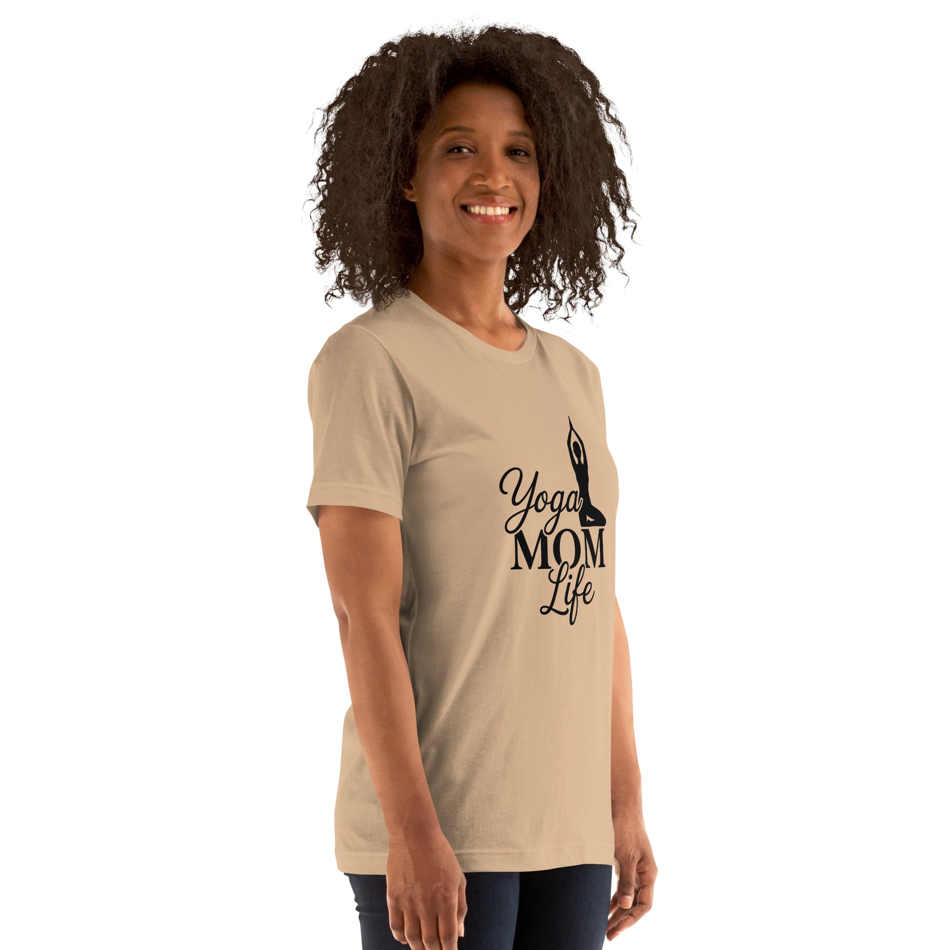 Yoga Mom Life Unisex T-Shirt | Bella Canvas DTG Yoga Tee by Ortrends