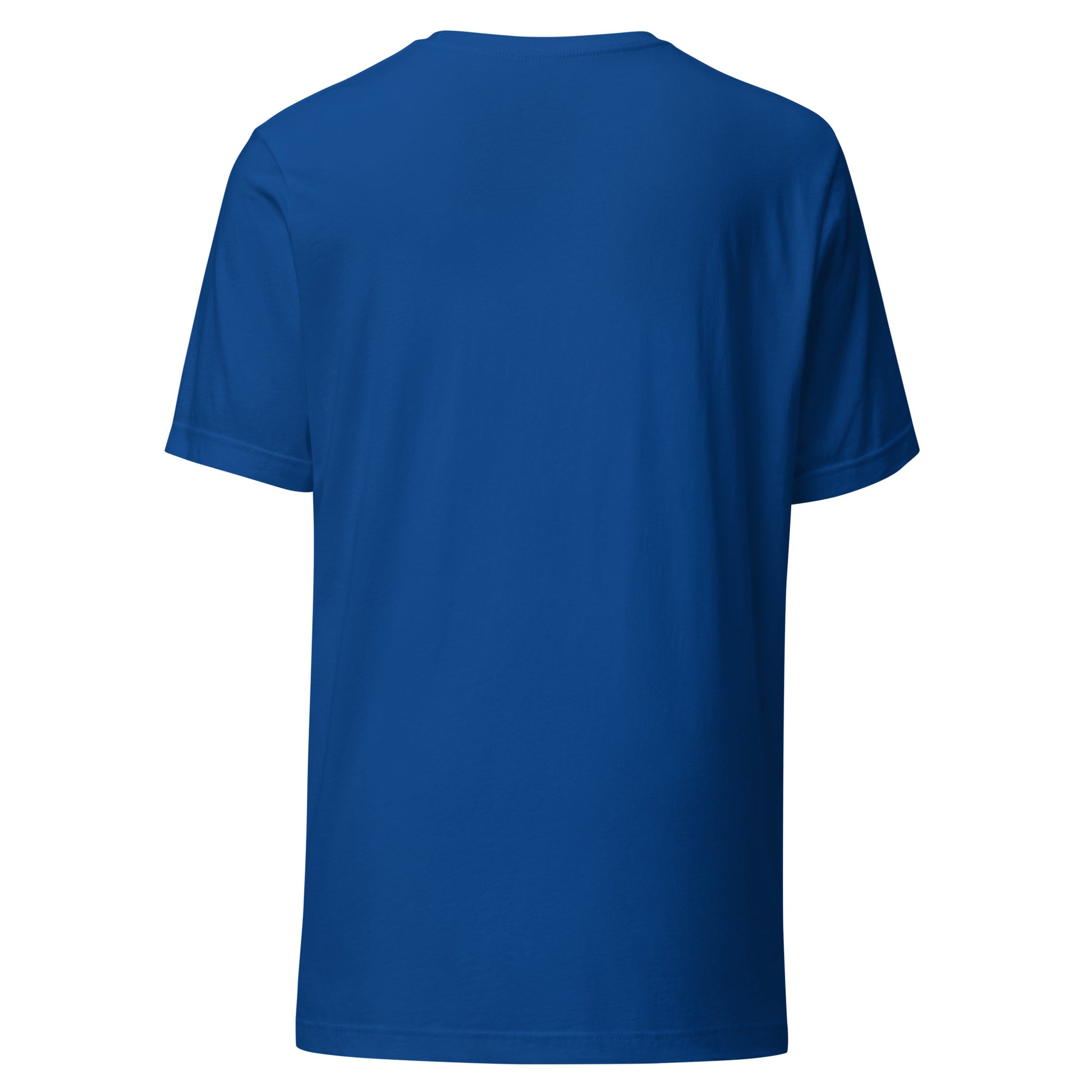 Reading Cat - Pet Lover true-royal Cotton Tee, Bella+Canvas