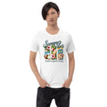 Summer Vibes Unisex T-Shirt | Bella Canvas DTG Beach Vacation Tee | Tropical Summer Graphic Shirt by Ortrends