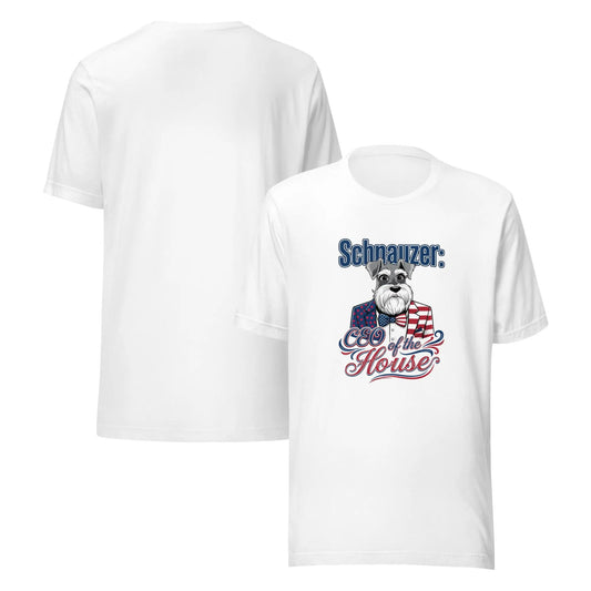 Schnauzer CEO of the House Graphic Tee by Ortrends