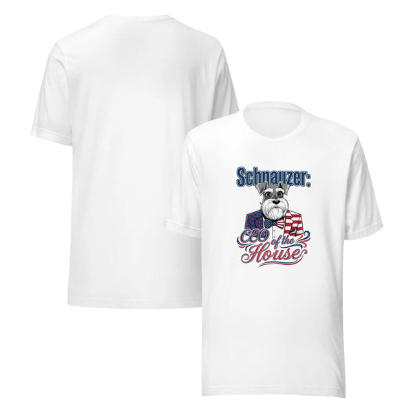 Schnauzer CEO of the House Graphic Tee by Ortrends