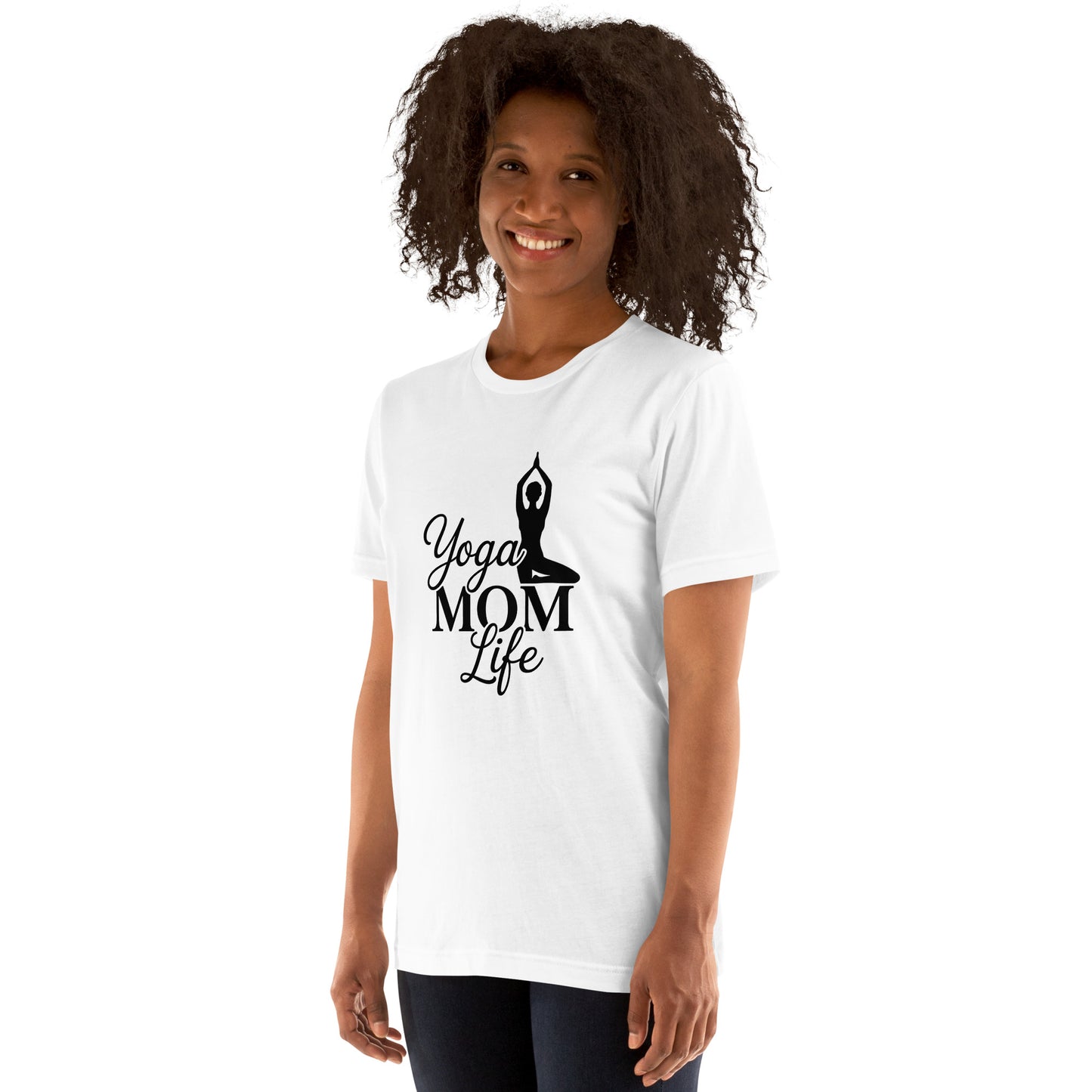Yoga Mom Life Unisex T-Shirt | Bella Canvas DTG Yoga Tee by Ortrends