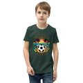 Sun Sand Soccer Repeat Kids T-Shirt | Youth Soccer Beach Tee for Boys & Girls by Ortrends