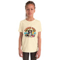 Summer Vibes Kids T-Shirt | Cute Beach Dog Youth Tee for Boys & Girls by Ortrends