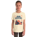 Grand Adventures Never Retire Kids Beach T-Shirt | Sunset Vacation Youth Graphic Tee by Ortrends